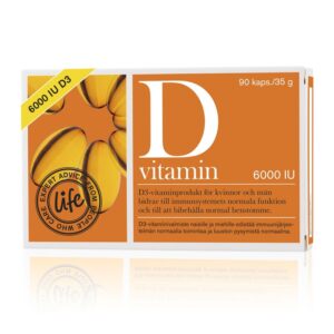 Life D-vitamin 6000IU 150mcg