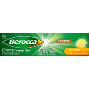 Berocca Energy Mango 15 brustabletter